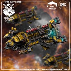 Solar Drifters - Salvagers Battleship (Solar Drift)
