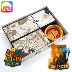 LOTR Duel for Middle-earth board game ALL-IN organizer by @ammedia3d