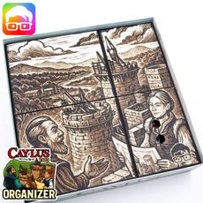 Caylus 1303 boardgame organizer by @ammedia3d
