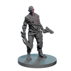 Razor, Human Gangster - Sci-Fi Mercenary STL