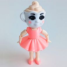 Ballerina Cappuccina – 3D Printable Figurine 🩰