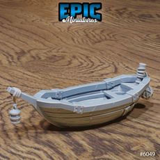 Smuggler Rowboat / Pirate Hideout Environment / Corsair Items / Ship Bandit Decoration / Sea Smuggler Dungeon Equipment / Ocean Area Theme / Water Island Encounter