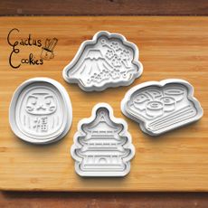 Japan Cookie Cutter set 1070