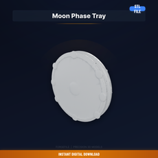 Moon Phase Altar Tray - STL File for 3D Printing