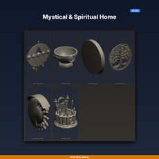 Mystical & Spiritual Home - 6-Model 3D Printable Bundle