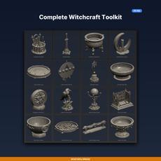 Complete Witchcraft Toolkit - 16-Model 3D Printable Bundle