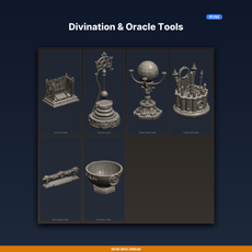 Divination & Oracle Tools - 6-Model 3D Printable Bundle