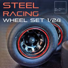 Steel Racing Wheel set 1-24th