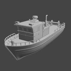Fisher Boat – Detailed 3D Printable Fishing Vessel Model