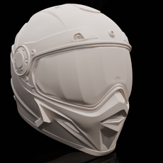 Snowboarding Helmet 3D Model STL – Printable Winter Sports Helmet