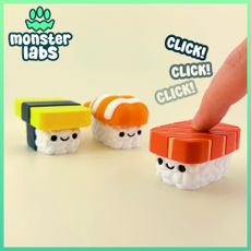 Nigiri Sushi Fidget Clicker Keychain Bundle