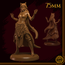 Theya 75mm - Tabaxi Rogue Assassin - Rogue Tabaxi Assassin - Assassin Tabaxi Rogue - Tabaxi Rogue