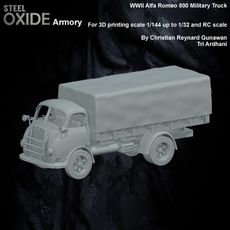 WWII Alfa Romeo 800 Military Truck