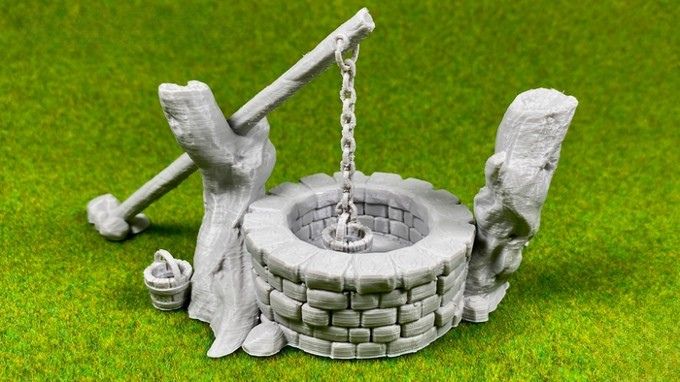3D Print of Medieval Fantasy Well