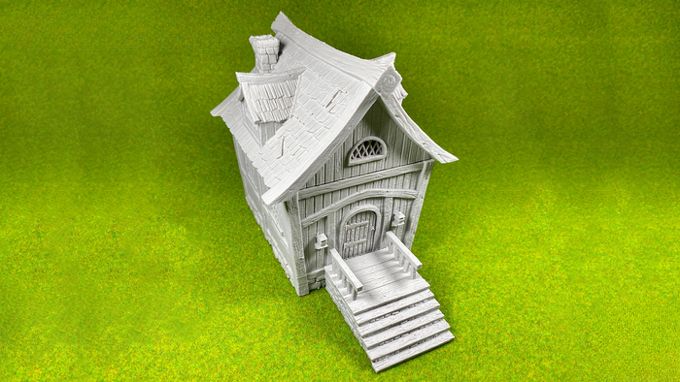 3D Print of Fantasy Wood House
