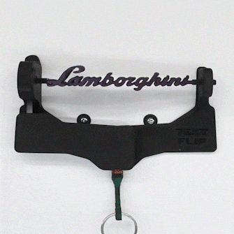 TEXT FLIP: KEY HANGER | LAMBORGHINI |