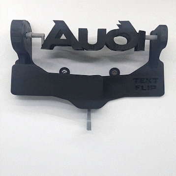 TEXT FLIP: KEY HANGER | AUDI |