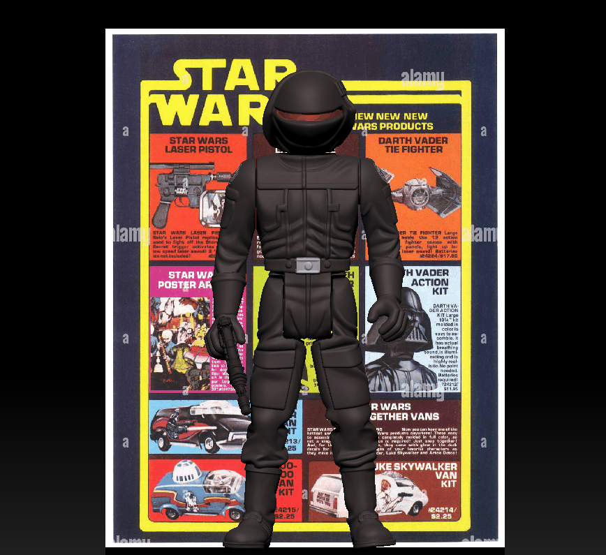 Star Wars Death Star Gunner 3.75" Kenner vintage Style, action figure
