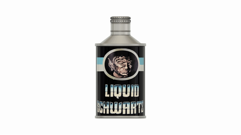 Spaceballs Can of Liquid Schwartz Prop