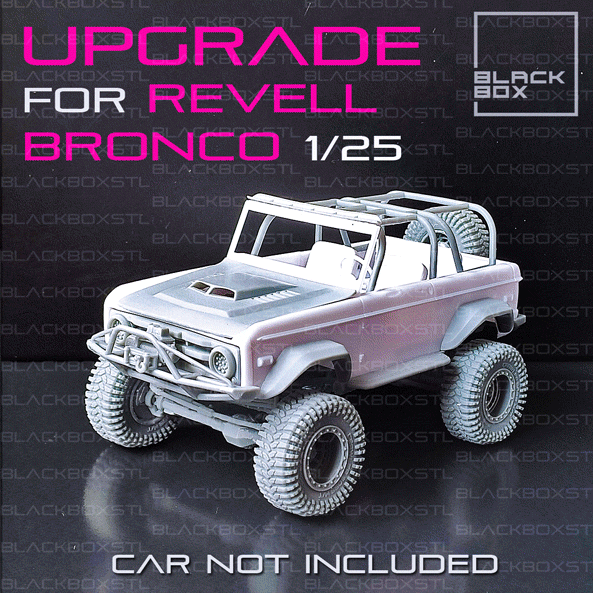 UPGRADE SET for BRONCO REVELL modelkit 1-25th scale
