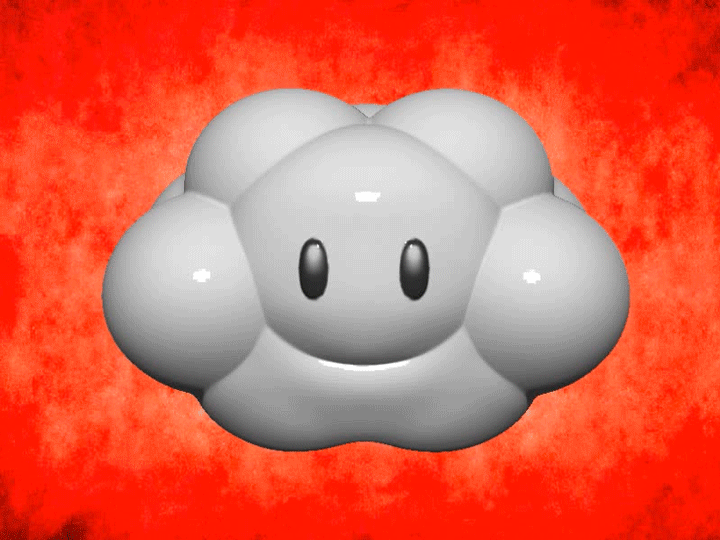 Lakitu Cloud Mario