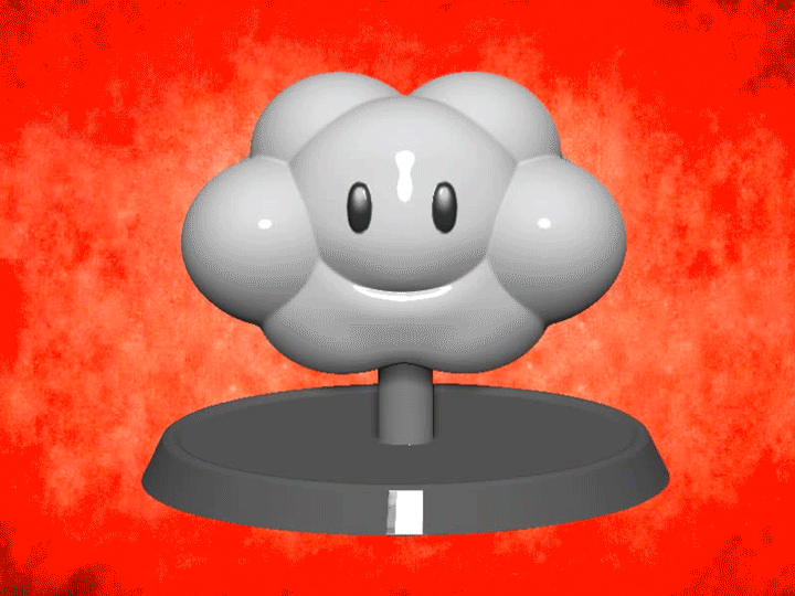 Lakitu Cloud Mario Based