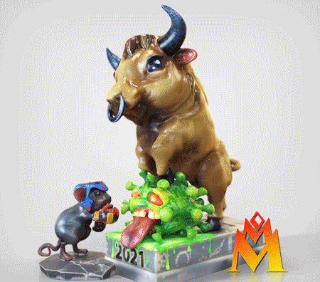 FXck the virus souvenir !-2020-2021 Year of the OX & rodent