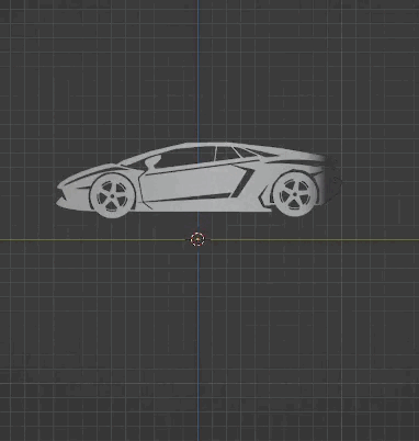 Lamborghini Flip (Logo+Silhouette)
