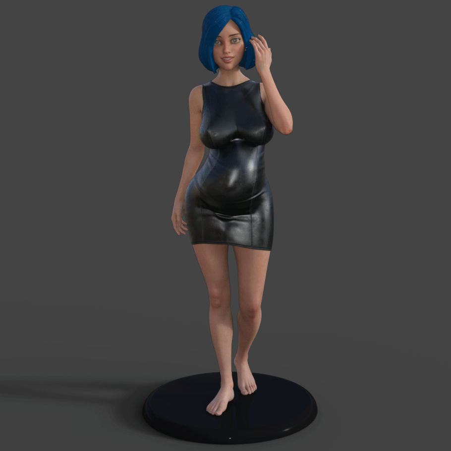 Mia is pregnant - STL 3D Printer