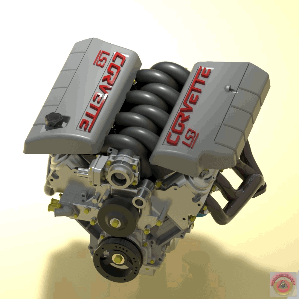 CORVETTE C6 LS3 - ENGINE