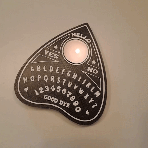 Gothic Ouija Tea light Holder