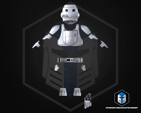 Scout Trooper Armor and Blaster - 3D Print Files
