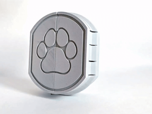 PET BOWL WHIT DOUBLE LID