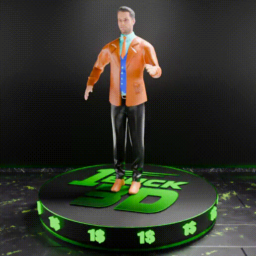 ๐ข Articulated Formally Dressed Man for 3.75" (1:18) Figure Dioramas
