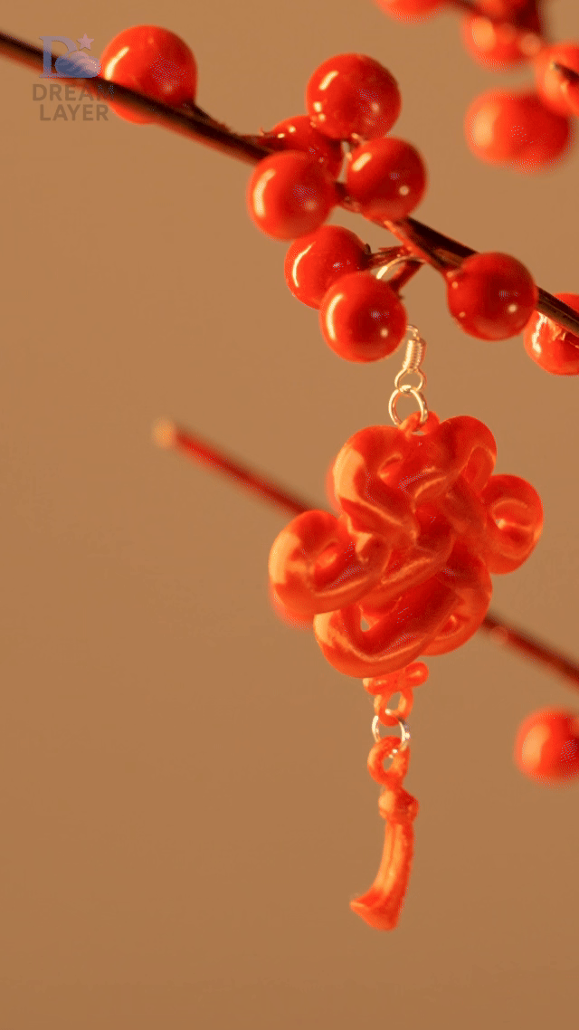 Chinese Style Earring Collection - Porcelain, Knot & Mahjong (Easy Print)