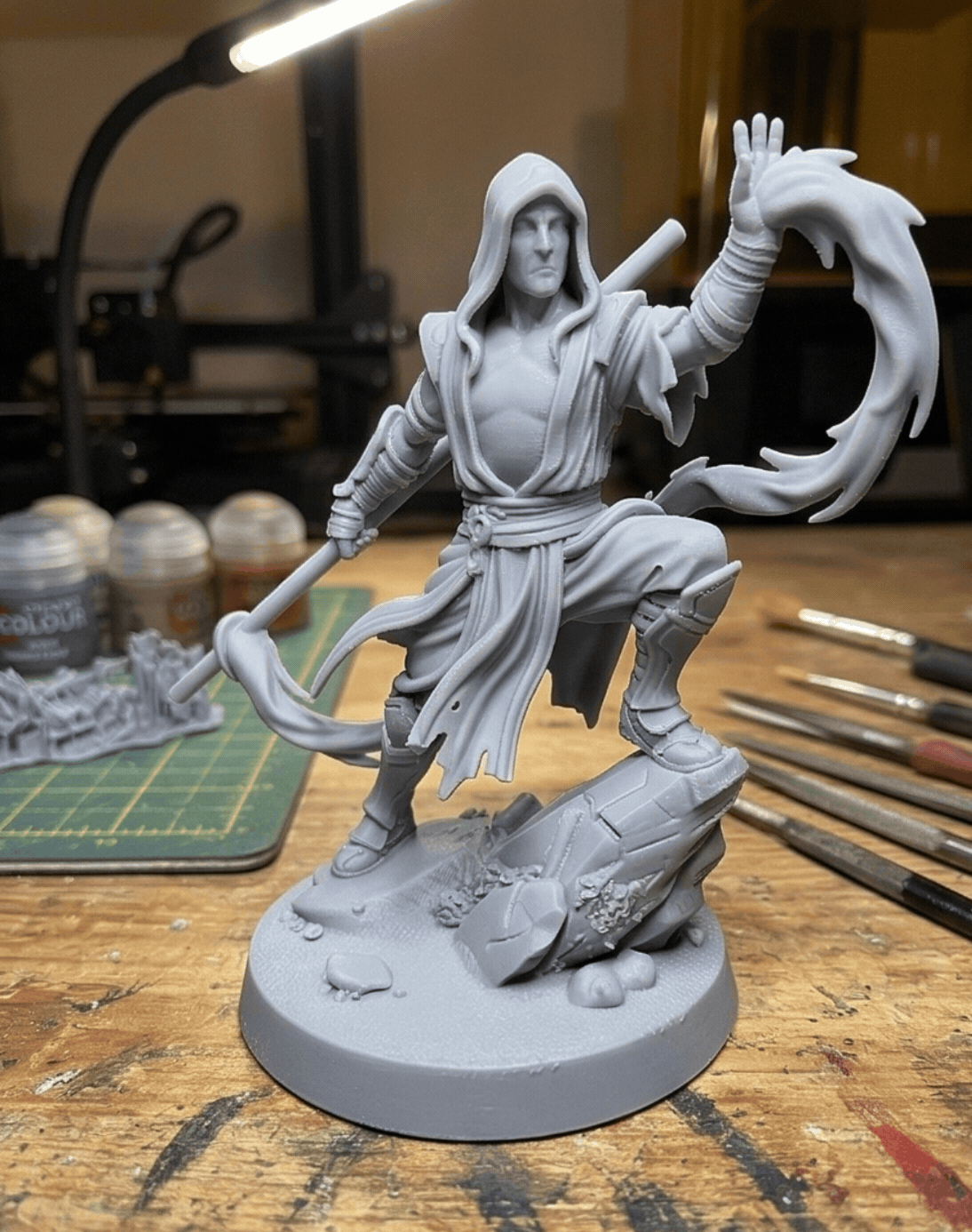 Astral Monk - Cosmic Warrior / Star Weaver | RPG Hero Miniature