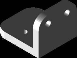 L-bracket for TeraRanger Mounting Plate