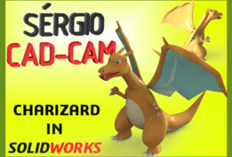Charizard Pokémon - Sérgio CAD CAM