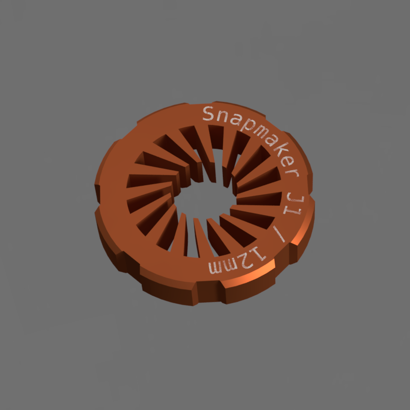 Snapmaker J1 Belt Tension Nut (12mm)