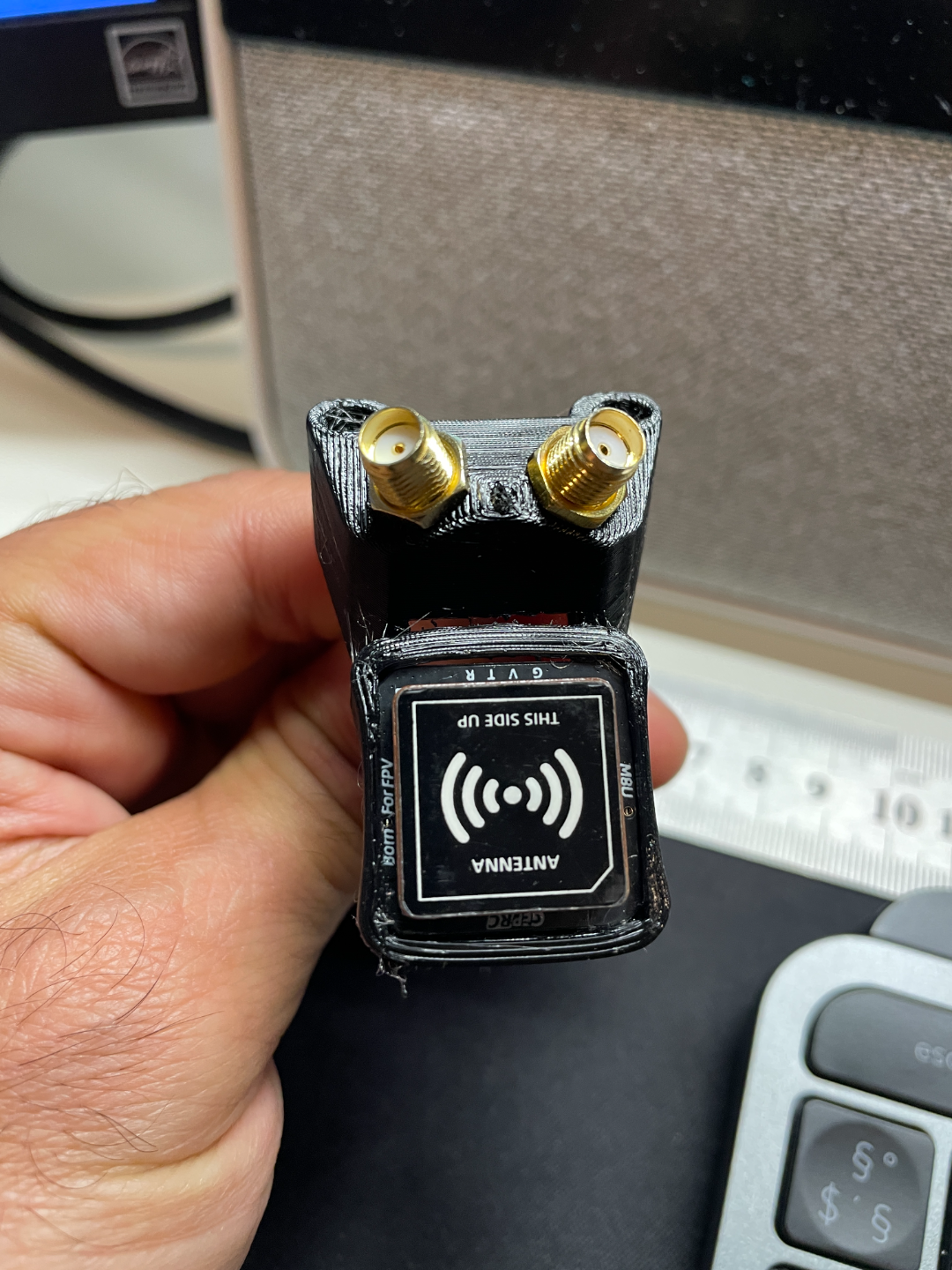 GEPRC Mark5 dual SMA and GPS holder