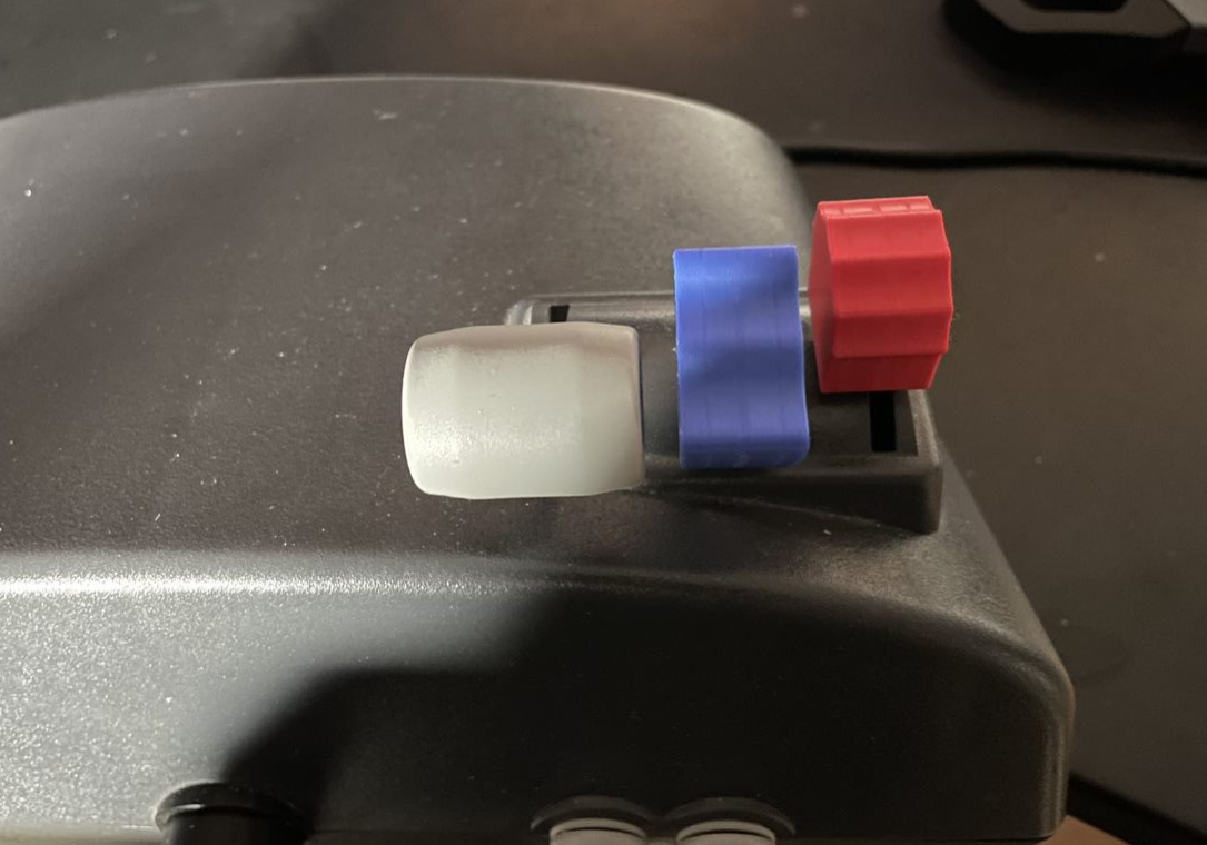 CH Flight Yoke - Prop and Mixture lever knobs/heads
