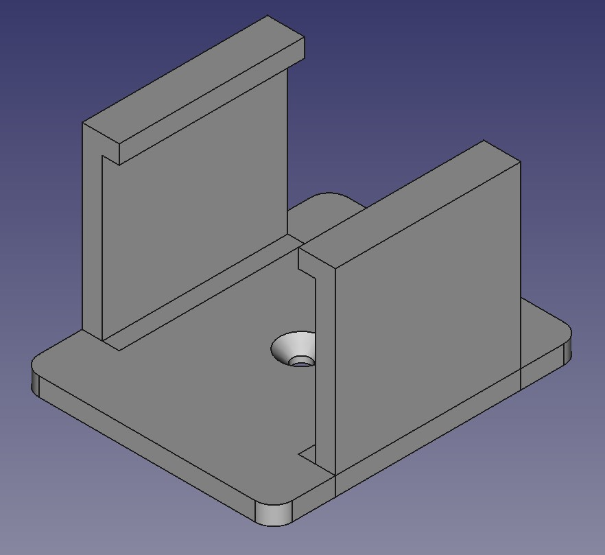 Mounting Clip for Dante AVIO audio device
