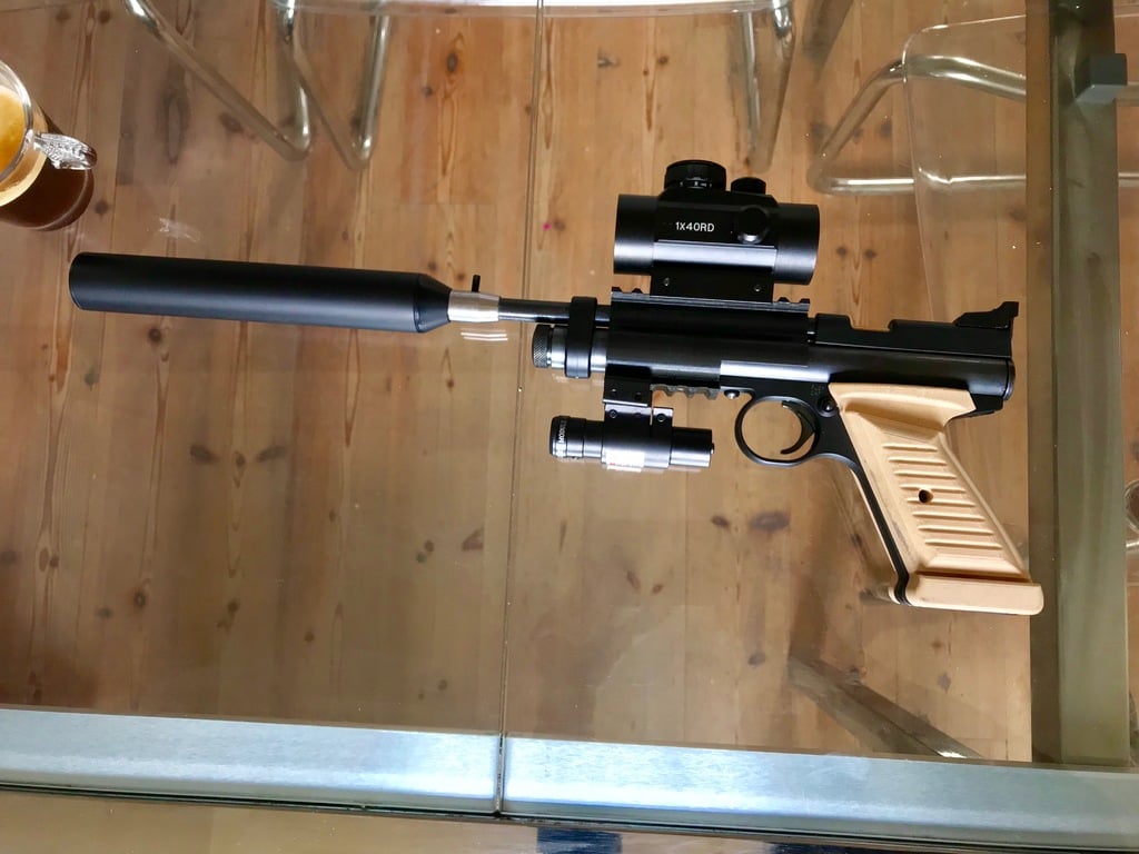 Crosman 2240 dual picatinny rail