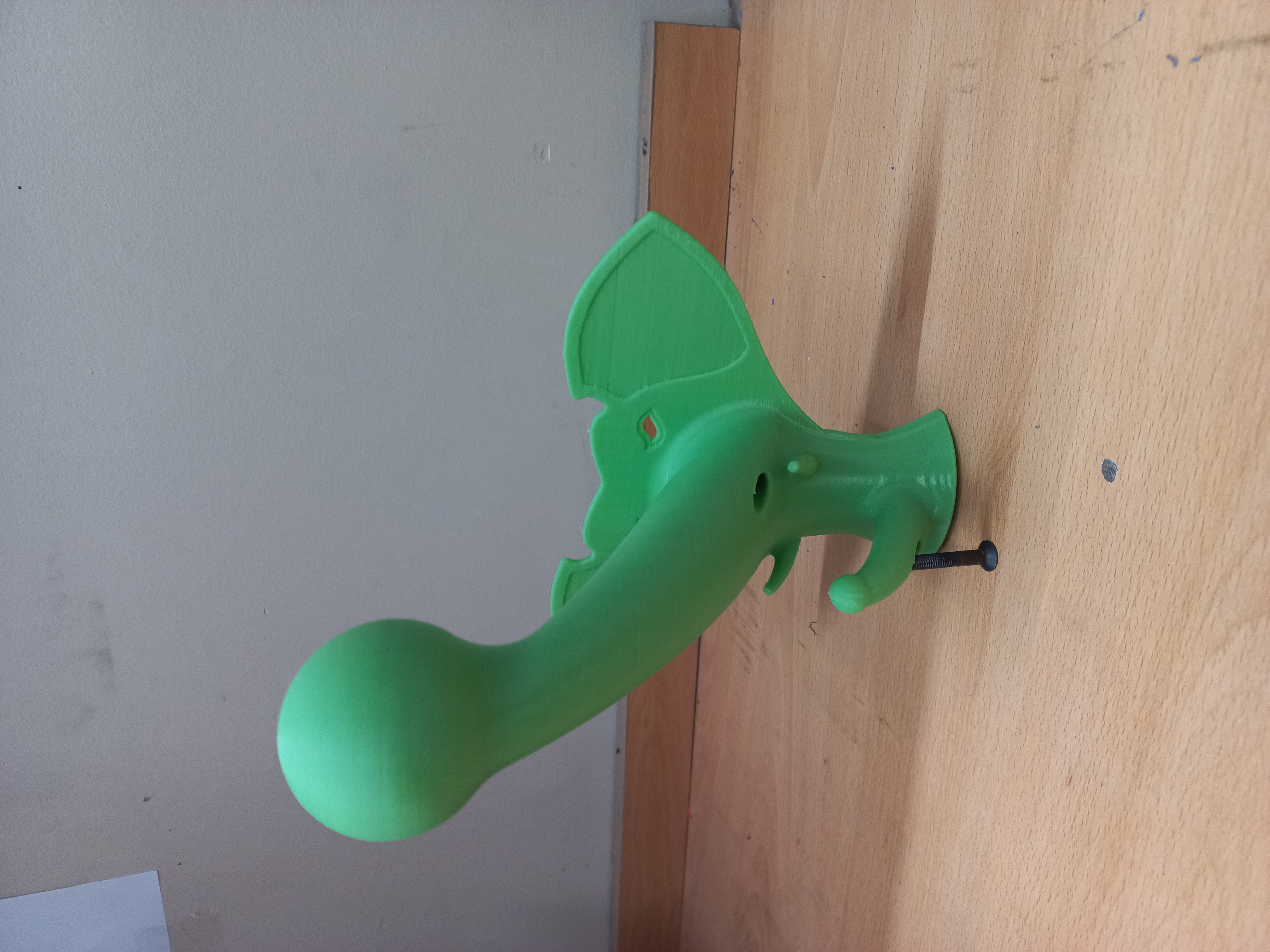 Elephant bike helmer hanger