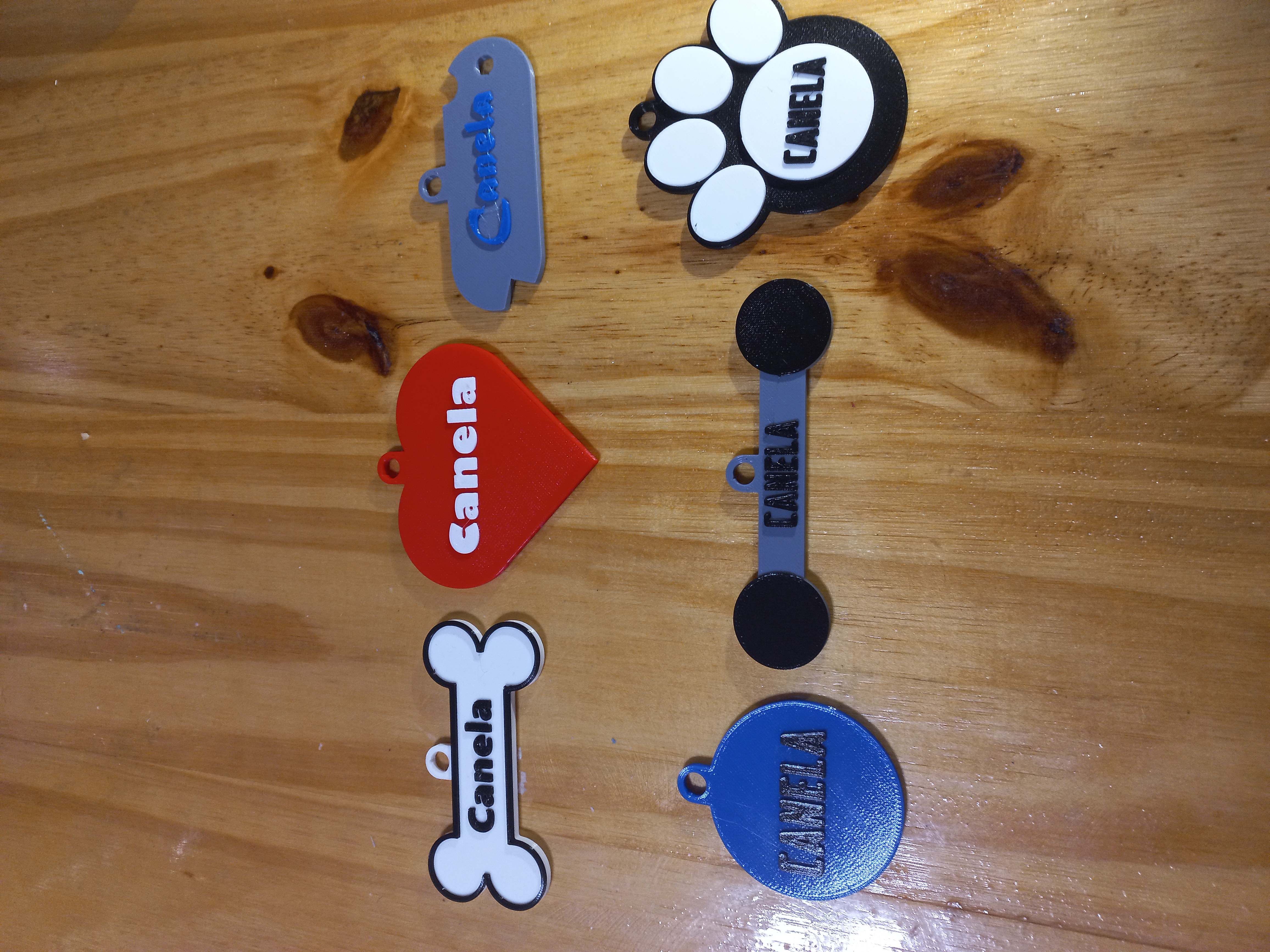 Multicolor Editable PrusaSlicer Dog Tags