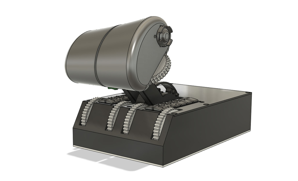 Throttle with 7 axis and 32 buttons