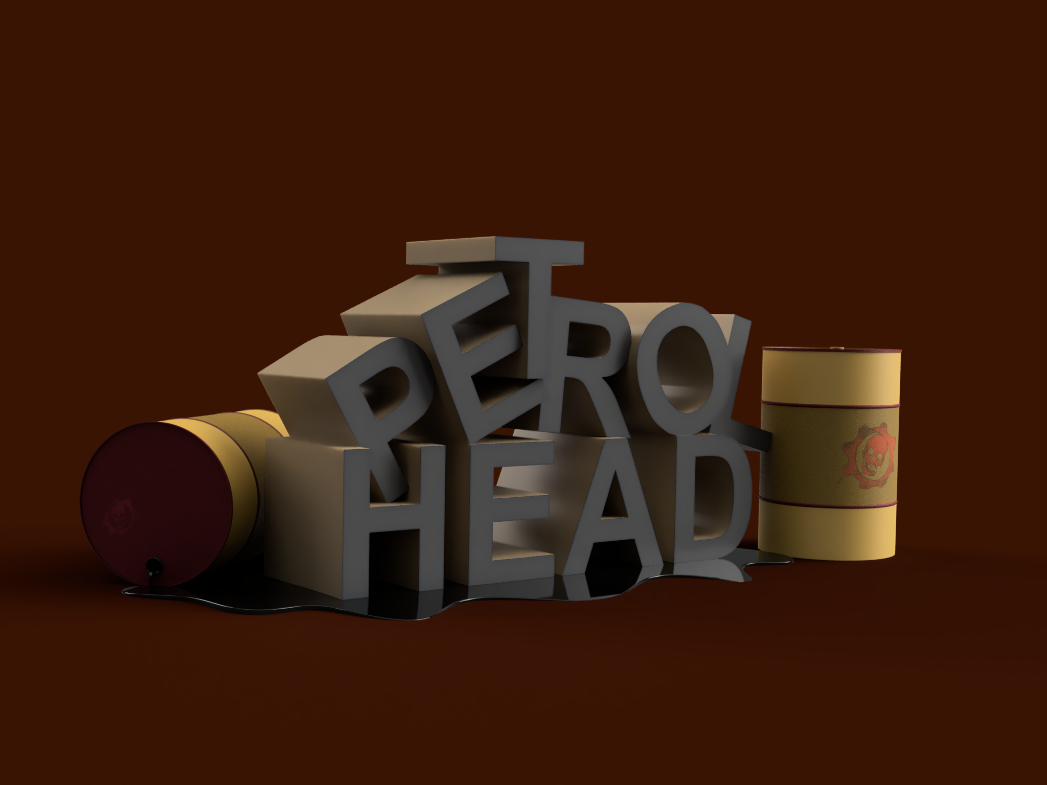 Petrolhead desktop decor