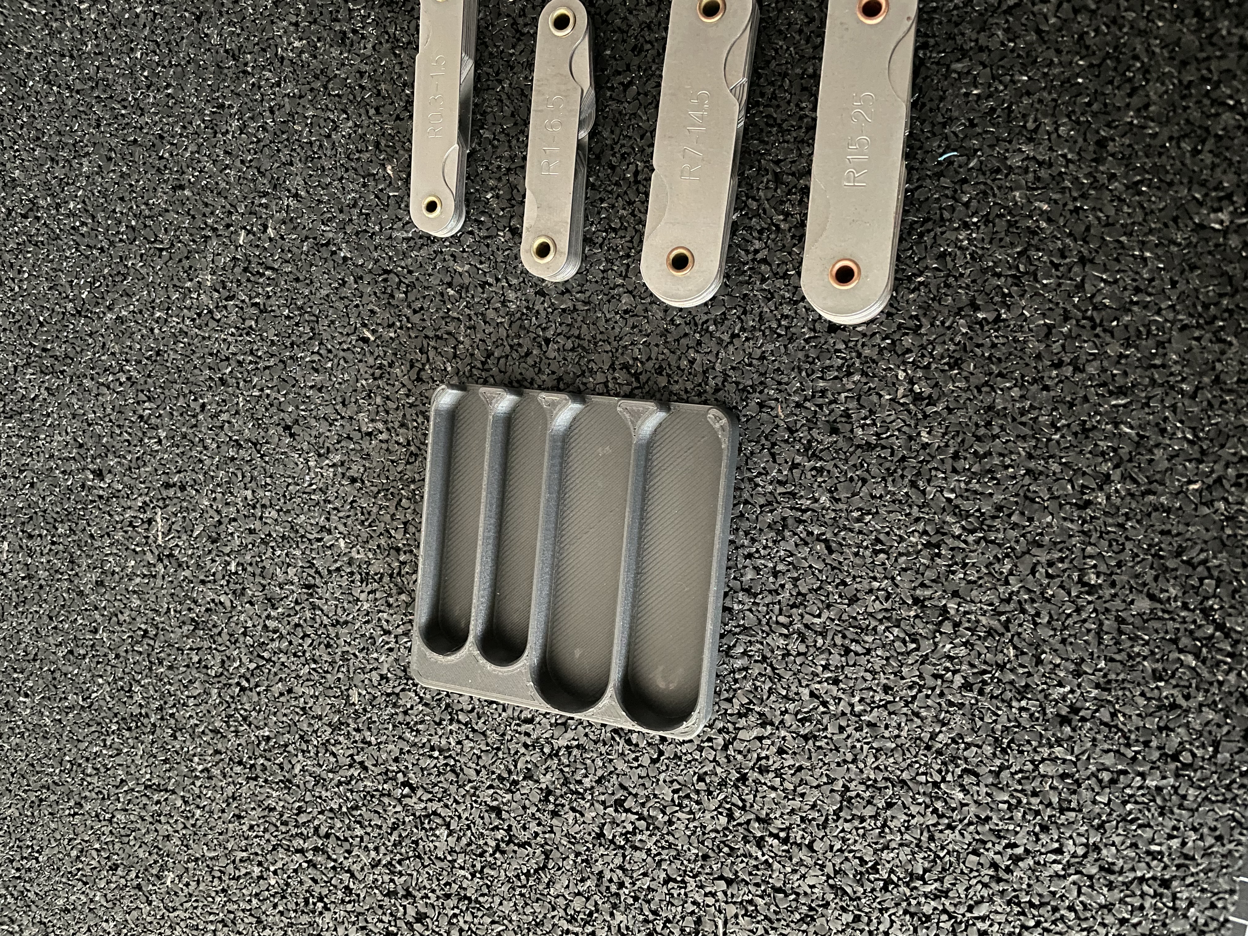 Radienlehren organizer / Radius Gauges organizer
