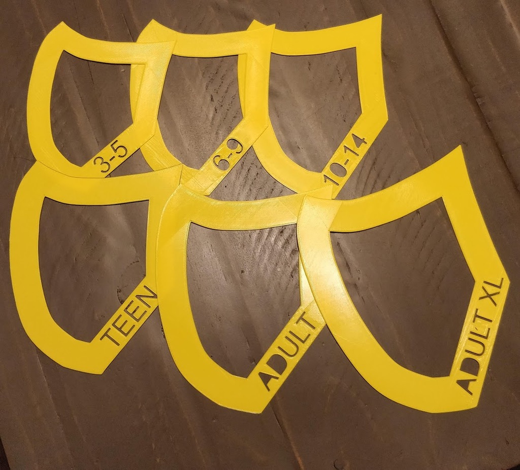 Cloth Face Mask Sewing Templates