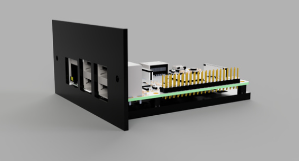 Raspberry Pi 3 Rack Mount